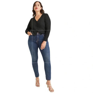 Old Navy NEW Rockstar Super Skinny Jeans Mid-Rise Plus Size 26